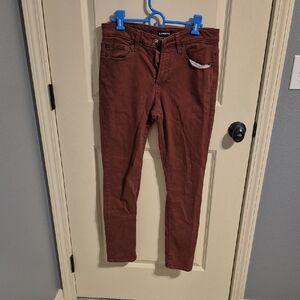 Express Men's Skinny Jeans in Brown
